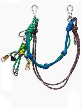 PRADA PopStrings Nappa Leather and Metal Bag Charm